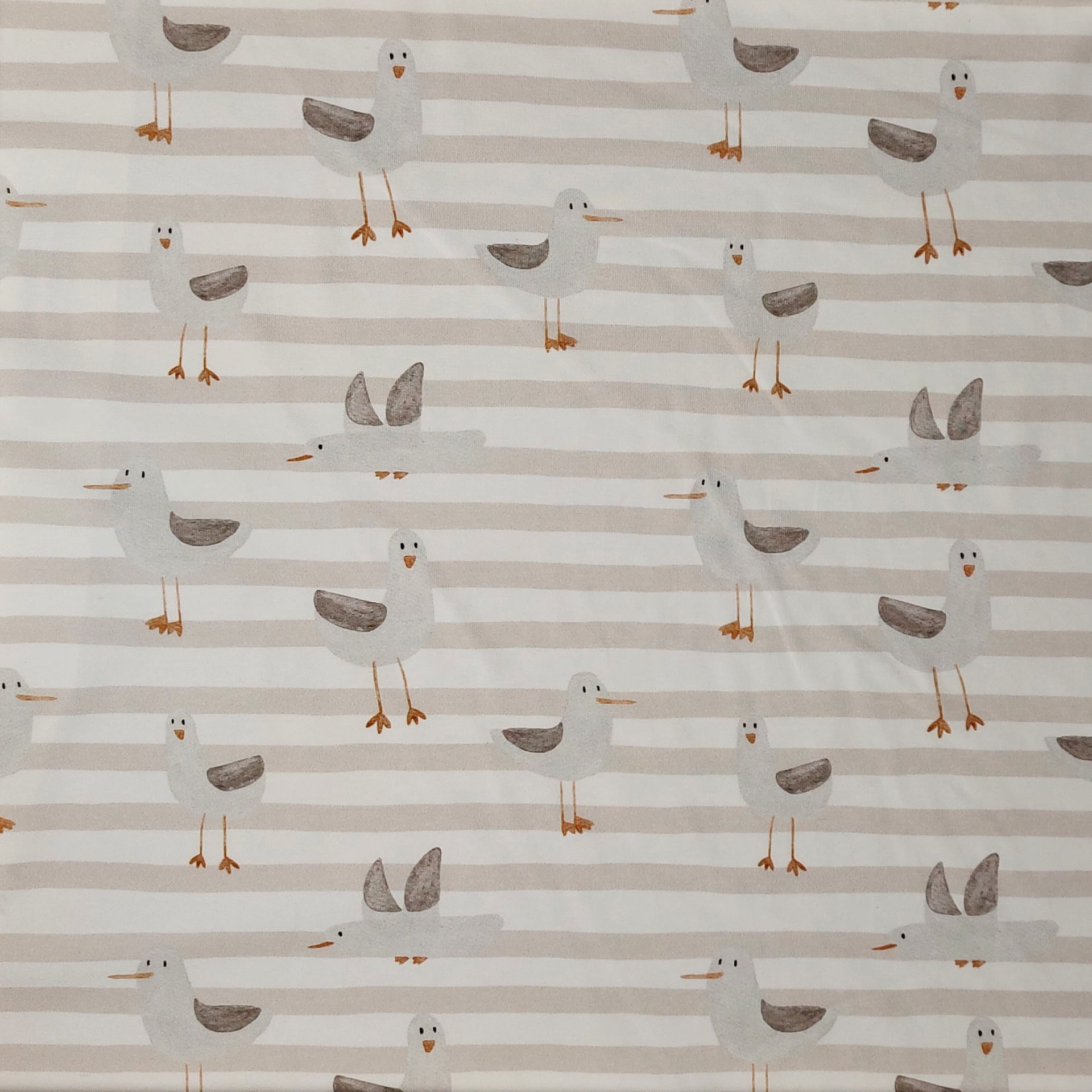 Jersey Möwengang Sommer Stoffe